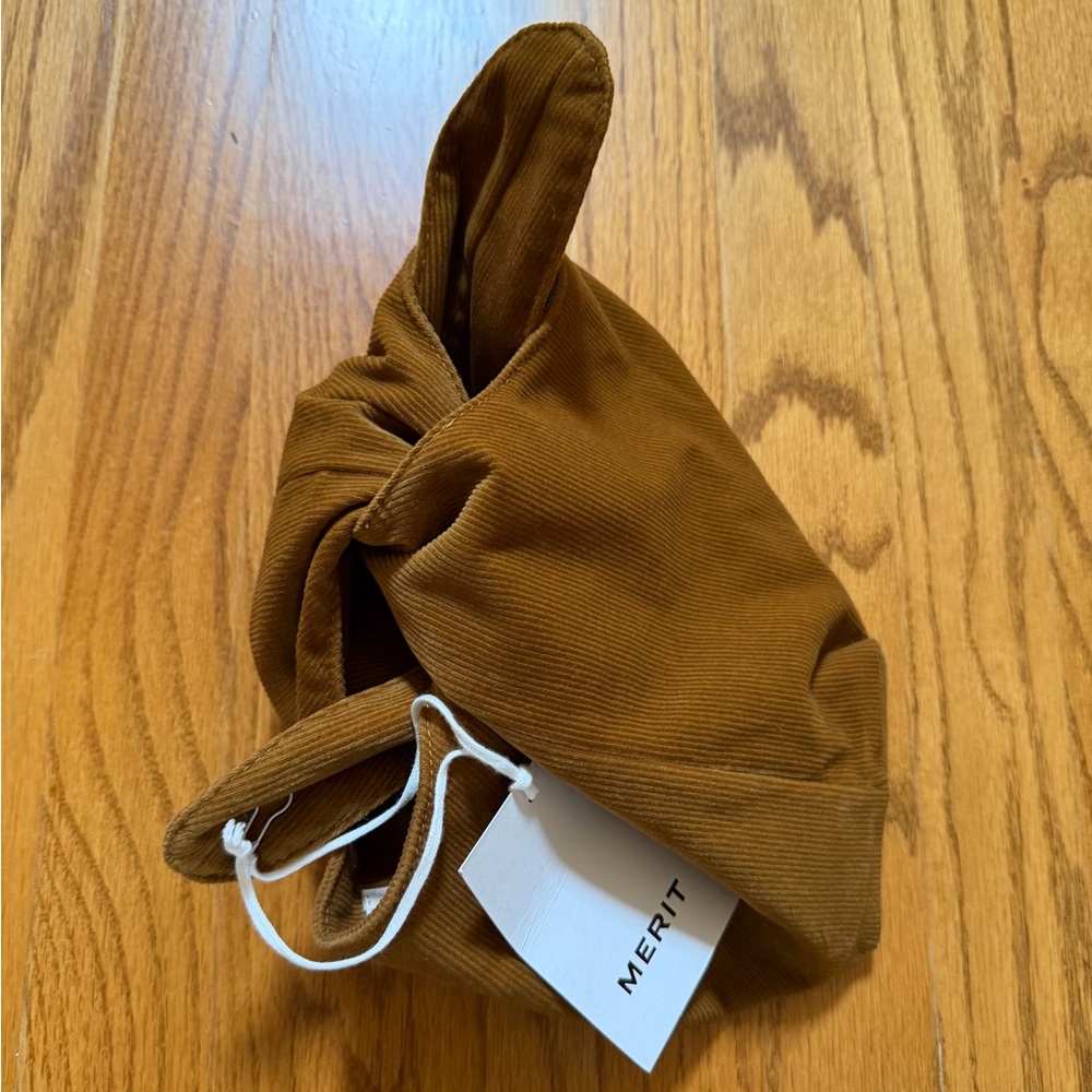 Merit Beauty Corduroy Makeup Bag